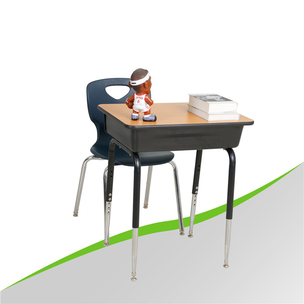 School Furniture Single Study Table and Chair Wholesale