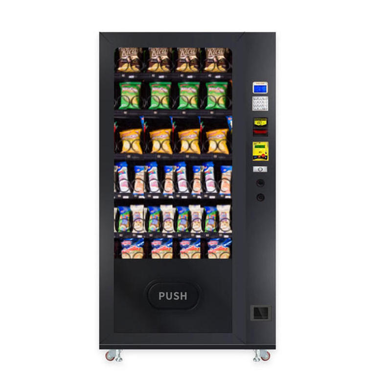 Smart vending 24 hour shop school supply vending machine for foods snack and drinks