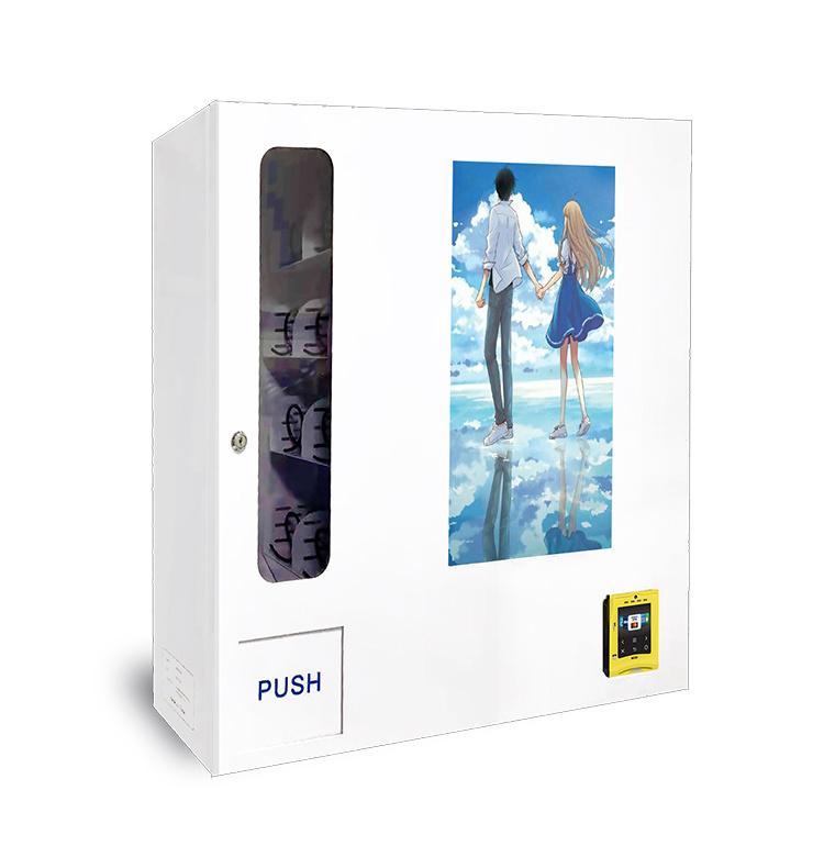 wall mounted vending machine with card reader condom vending machine with age verification