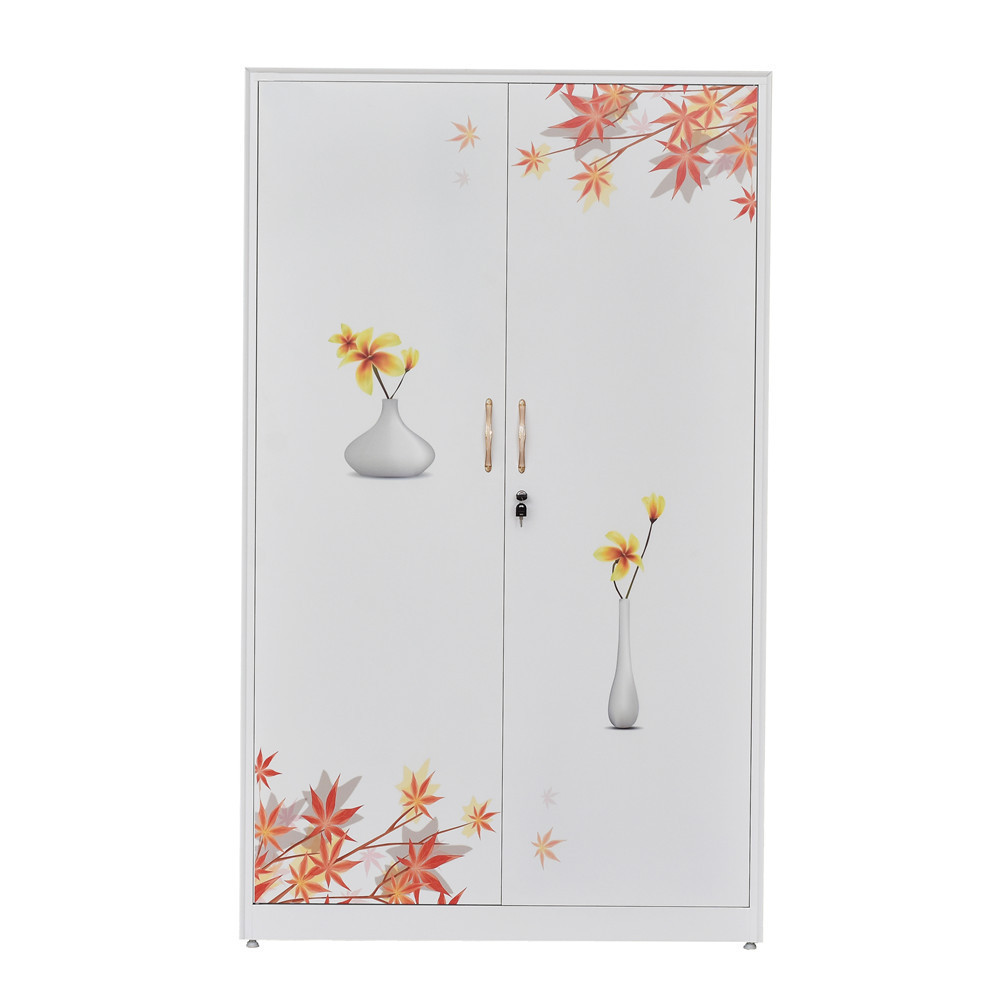 3 door different colour steel iron almirah design wardrobe with low price