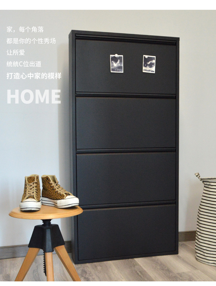 Modern furniture home steel metal shoes rack modern shoe rack cabinet