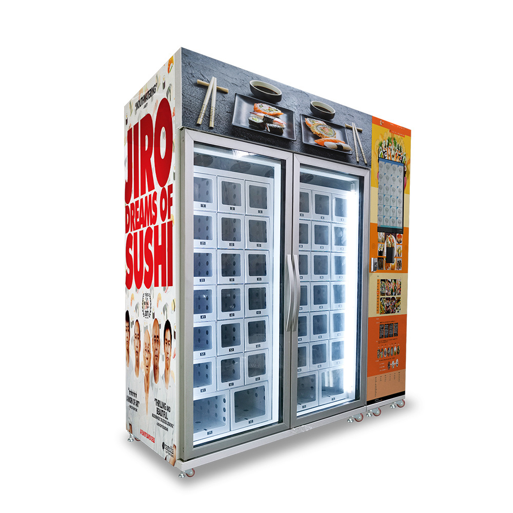 self vending machine for sale health food egg locker vending machine with cooling system