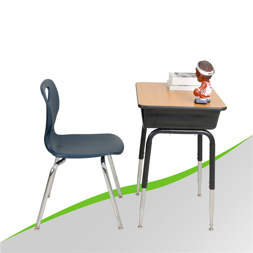 School Furniture Single Study Table and Chair Wholesale