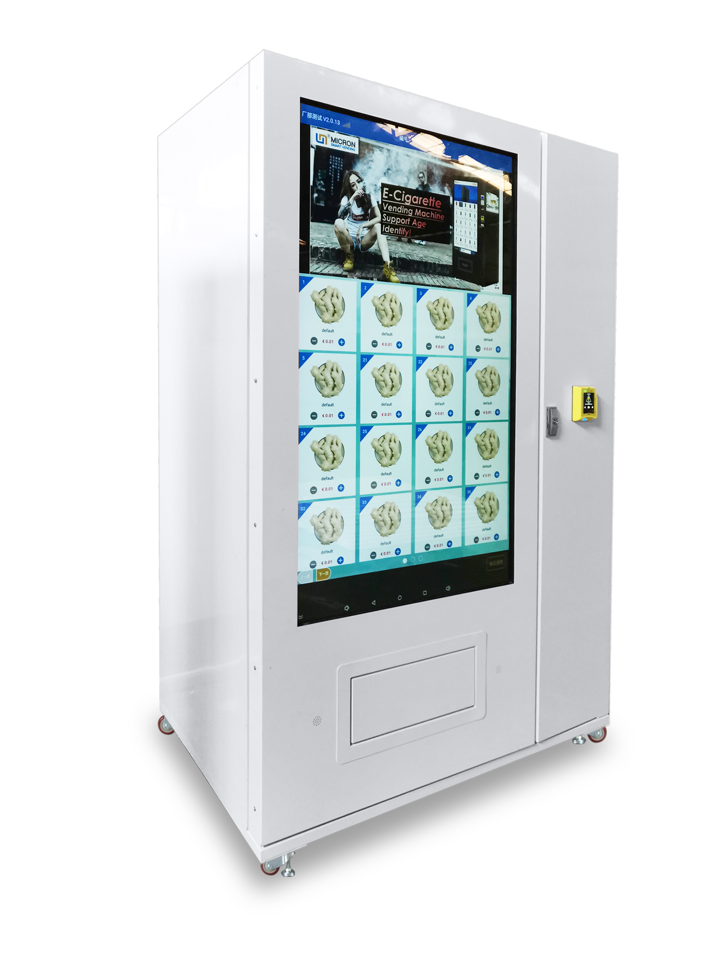 Custom design smart vending cake vending machine with large touch screen and cooling system