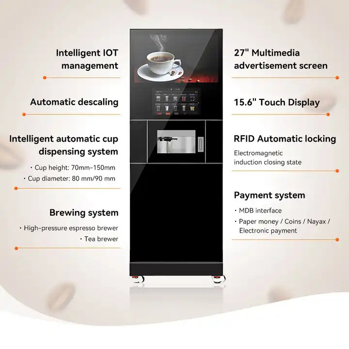 Floor mounted coffee vending machine  for sale public vending coffee machine