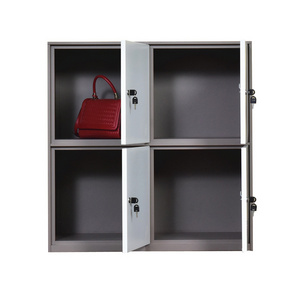 Top Sale 4 Door Handbag cabinet Storage  Locker Metal locker with key lock