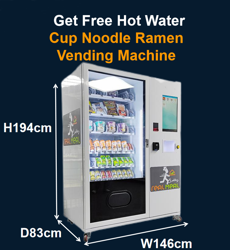 Instant noodle vending machine automatic ramen noodle machine  coffee machine