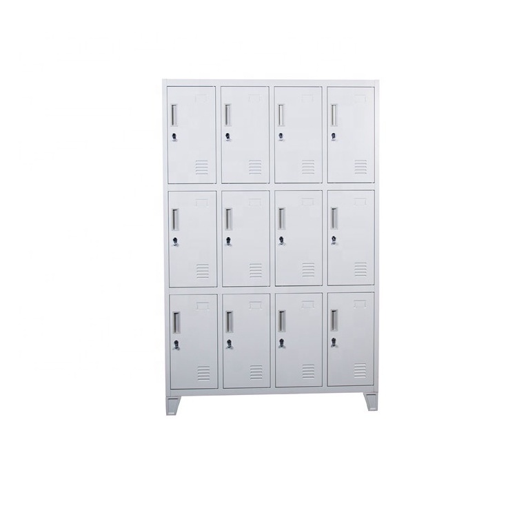 Factory Sell 12 Doors Locker  Steel Staff Wardrobe Locker Cabinet