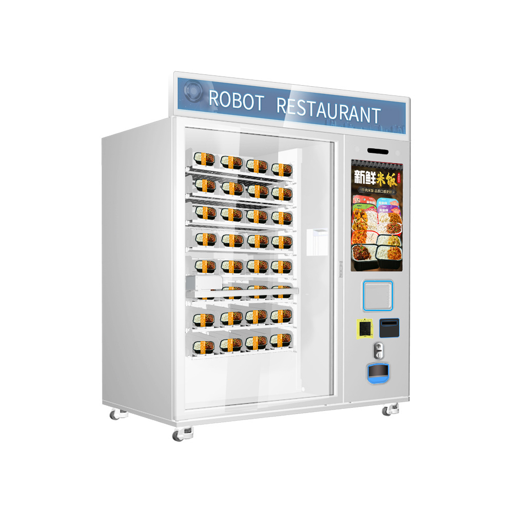 Self -service fast food heating electronic combination automatic vending machine