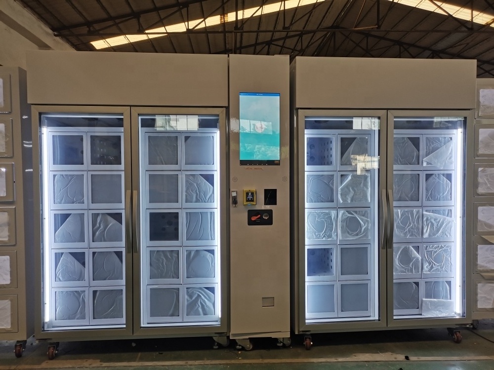 Automatic Flower Vending Machine Metal Smart Cooling Machine Outdoor Fresh Flower Sales Machine