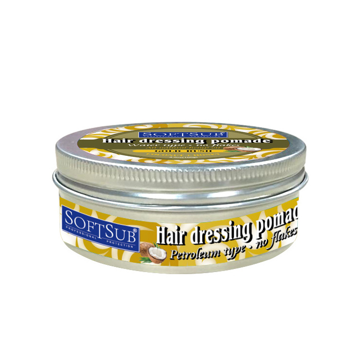 Private label Professional Water Based Long Lasting Strong Hold Hair Styling Pomade Super Strong Hold Custom Logo Hair Gel Wax