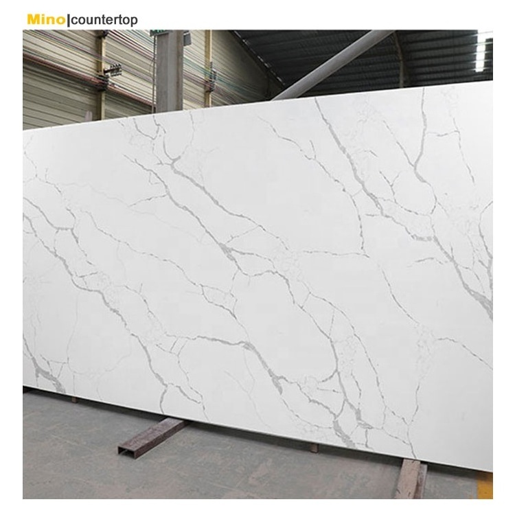 Latest Artificial Stone Slabs Vein Countertop Prefab Quartz Countertops Kitchen Island Tops Granite Top