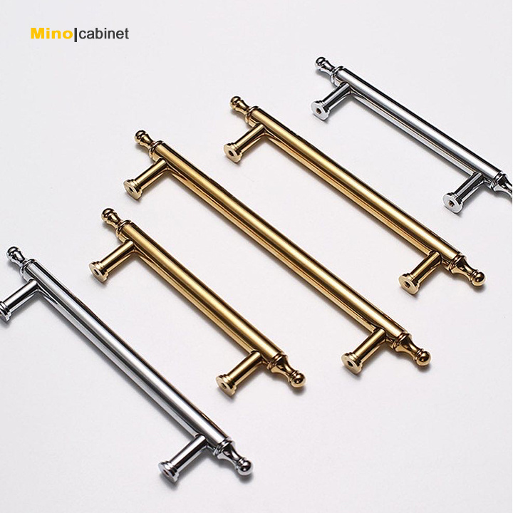 Germany Unique Exquisite Gold Silver Door Chrome Pull Doors Handle Bedroom Furniture Drawer Handles and Knobs