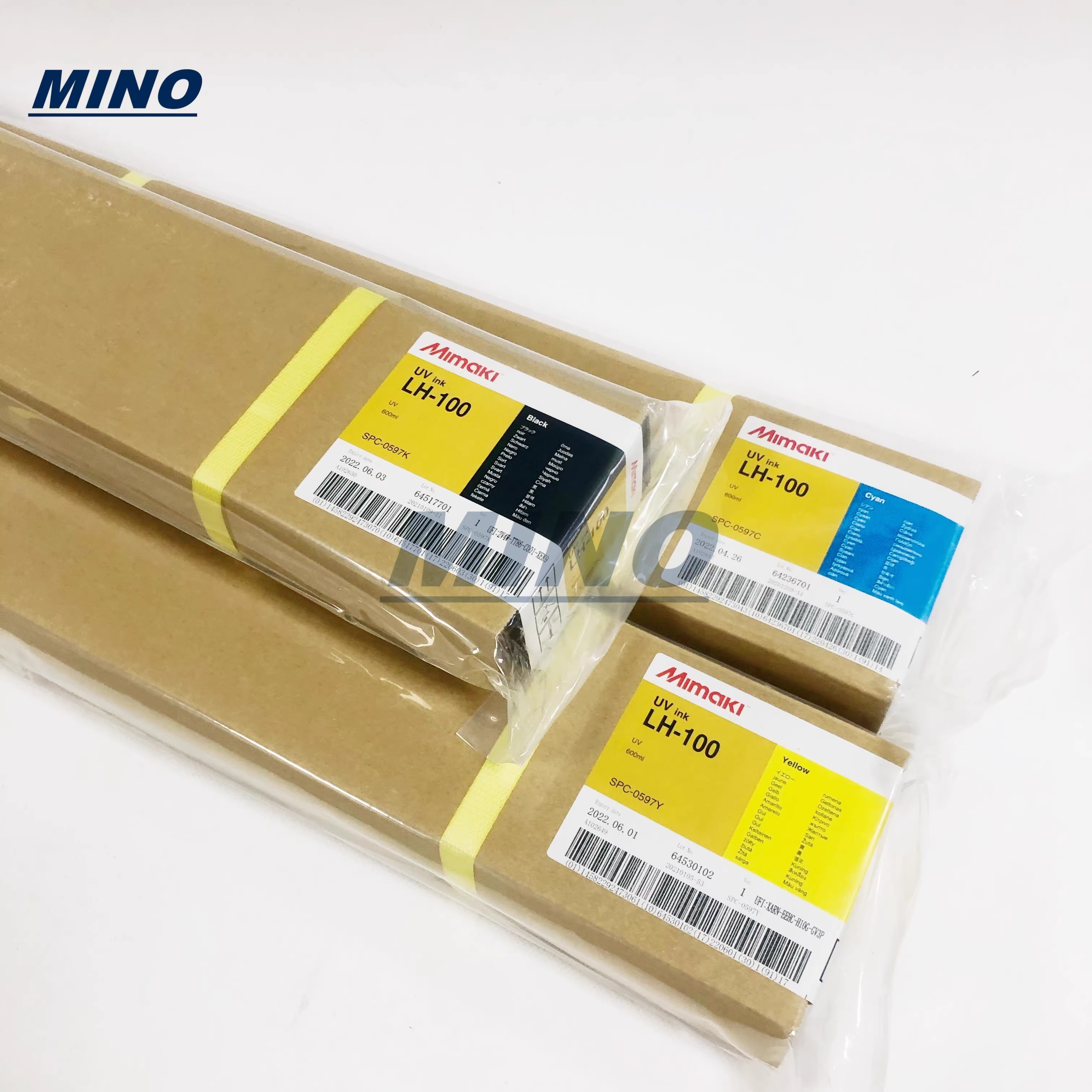 LH-100/lh100 Mimaki UV Ink cartridge 600ml with 8 colors  use for UJF3042,UJF6042  printers