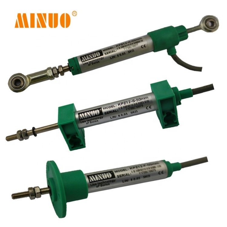 MINUO KPZ12 0-10v ip60 rating waterproof 50mm potentiometer linear potentiometer position sensor