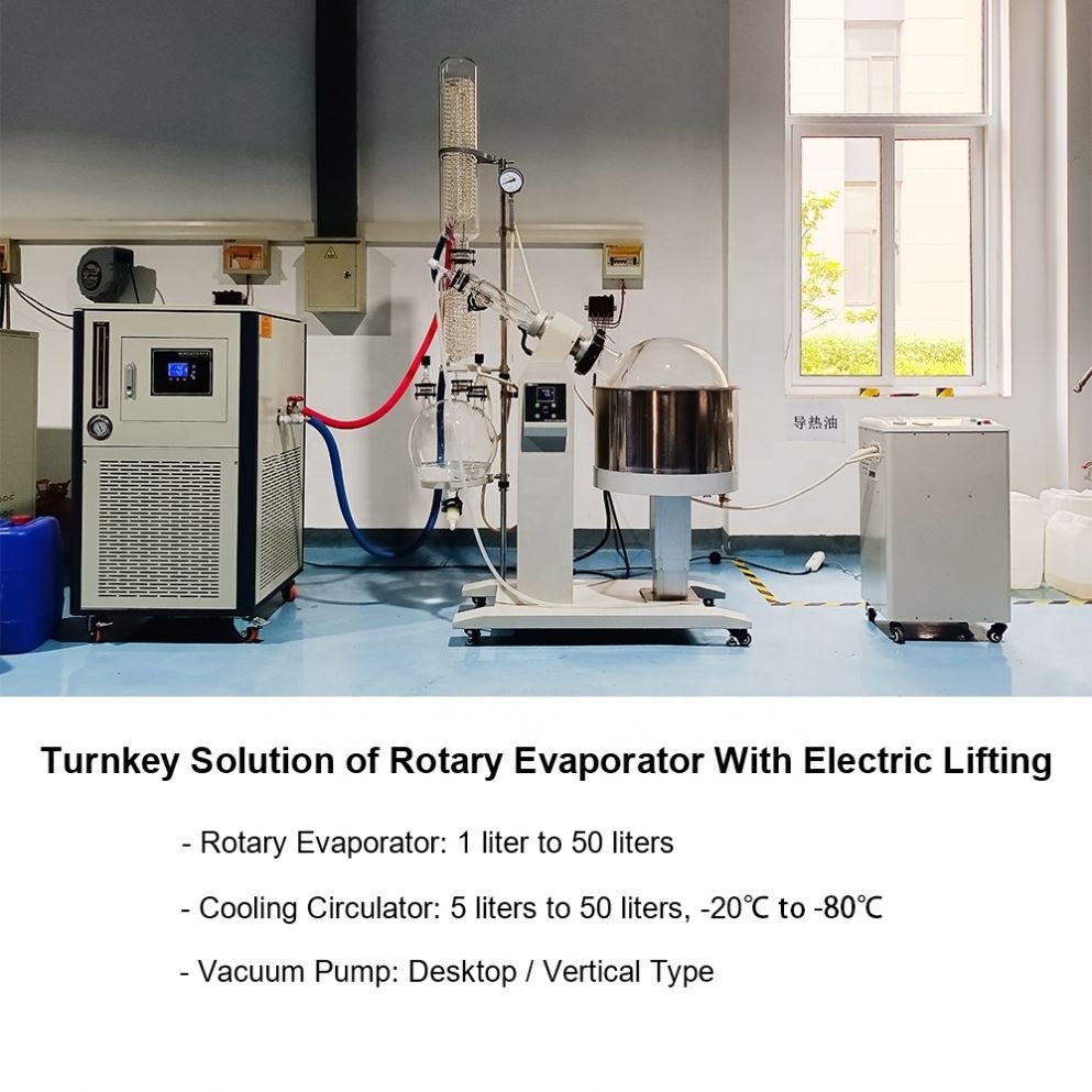 China Competitive Price High Vacuum Rotating Distillation Extraction Rotovap Rotavap Rotovapor Rotary Evaporator