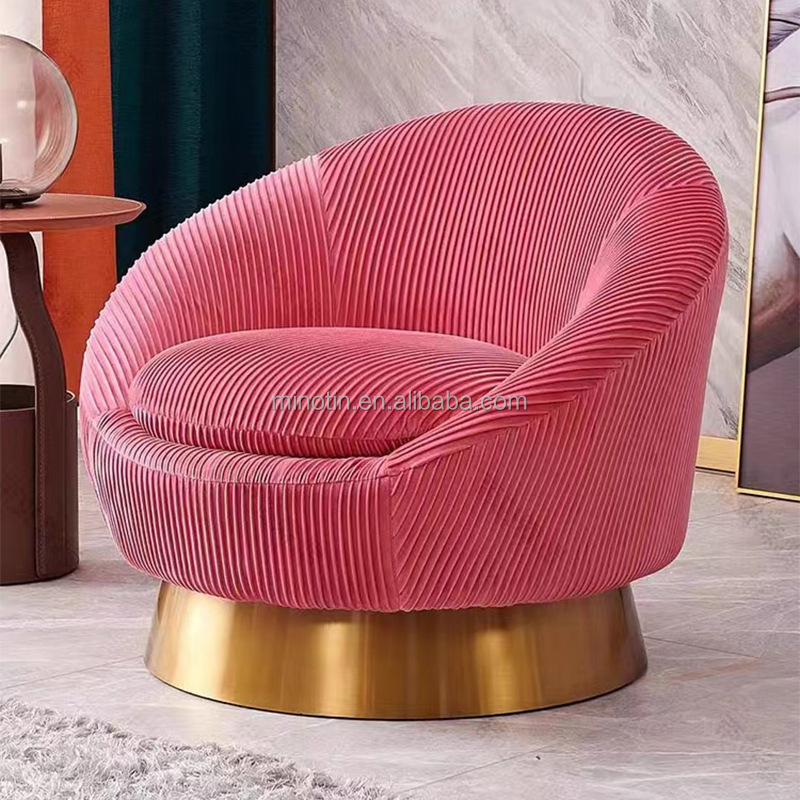 Italian luxury single sofa chair minimalist designer bedroom leisure chair living room balcony eggshell chair