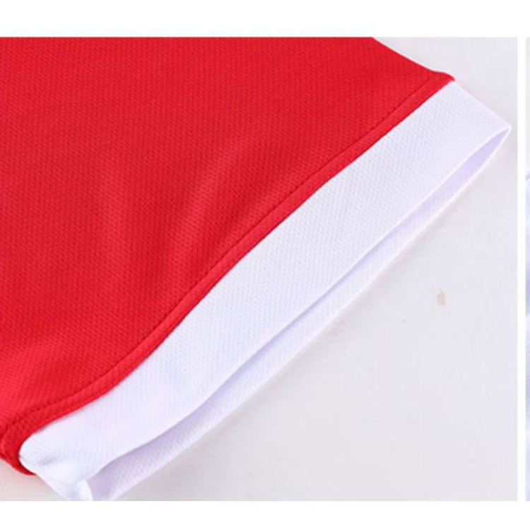 2022 New Design Blank Soccer Jersey Wholesale Red And White Soccer Jersey Sports Wear football shirt