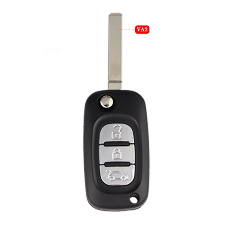 2/3 Buttons Filp Remote Key Shell Case For Renault Clio 3 Kangoo Master Modus Twingo 2006-2016 Replacement Uncut Blade Car Key