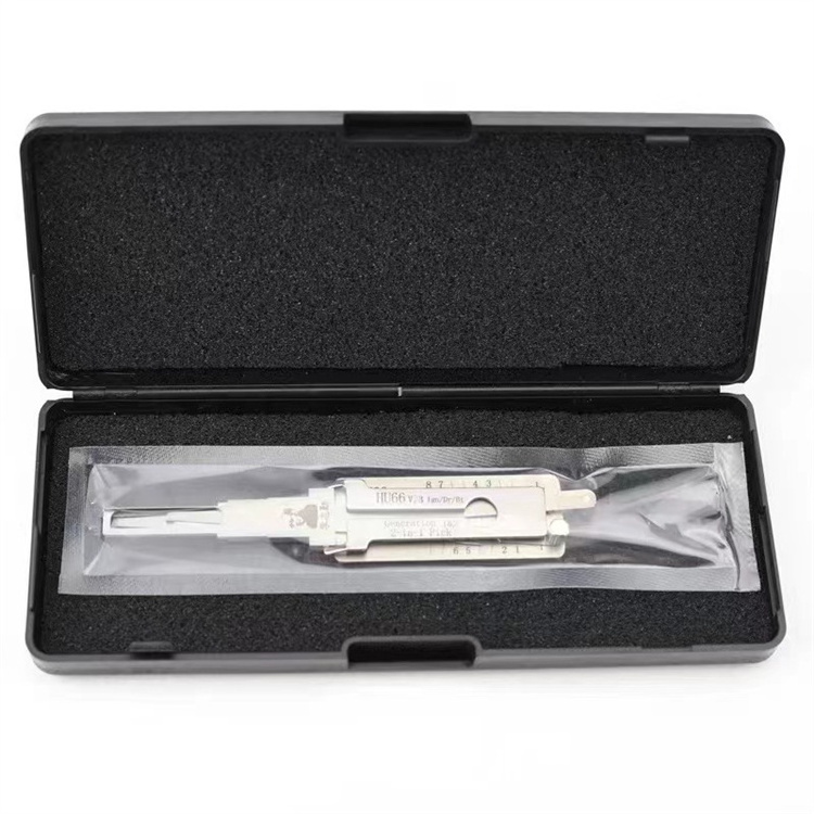 Original Lishi HU66 2 IN 1 TOO  Locksmith tool for car lock 2 in 1 lock pick and decoder