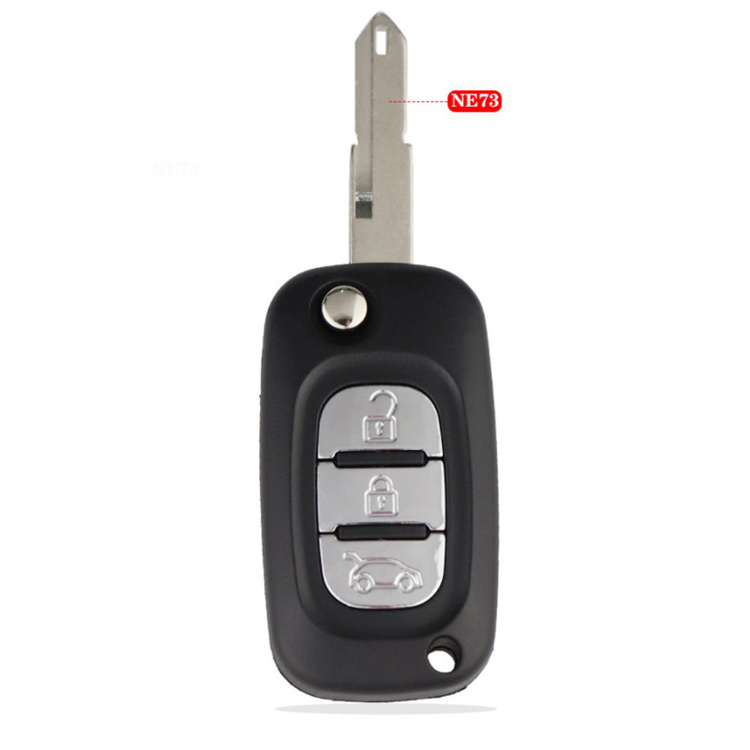 2/3 Buttons Filp Remote Key Shell Case For Renault Clio 3 Kangoo Master Modus Twingo 2006-2016 Replacement Uncut Blade Car Key