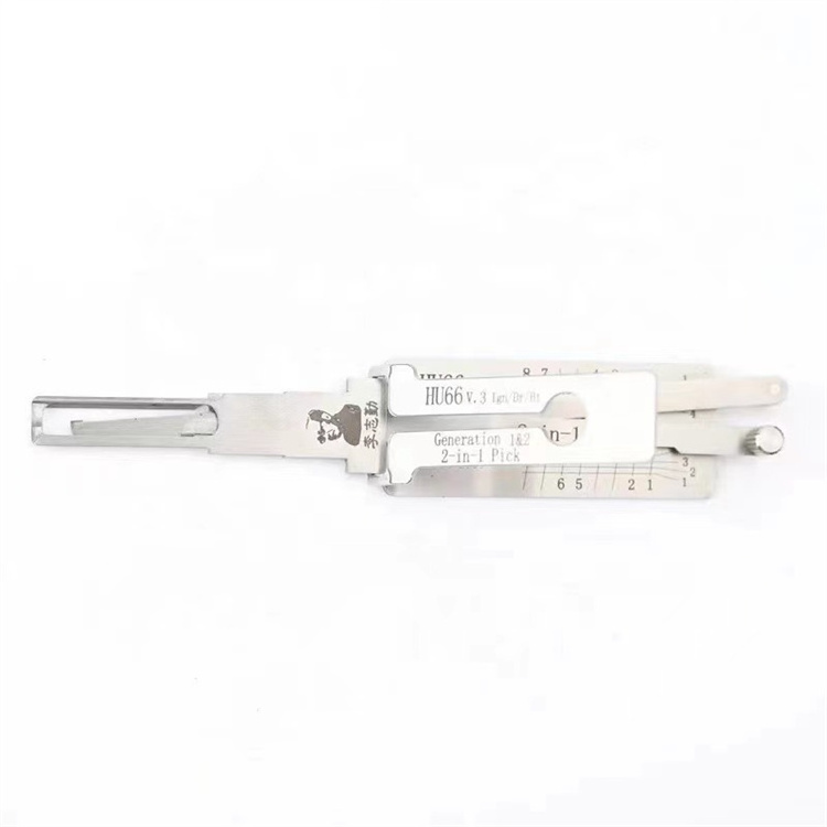 Original Lishi HU66 2 IN 1 TOO  Locksmith tool for car lock 2 in 1 lock pick and decoder