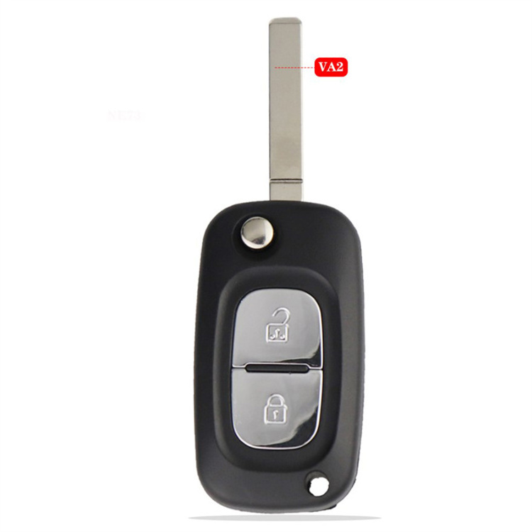 2/3 Buttons Filp Remote Key Shell Case For Renault Clio 3 Kangoo Master Modus Twingo 2006-2016 Replacement Uncut Blade Car Key