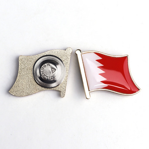 New Promotional Wholesale Custom Metal Crafts Souvenirs Soft Hard Enamel Pin Badge Magnetic Country Flag Lapel Pin