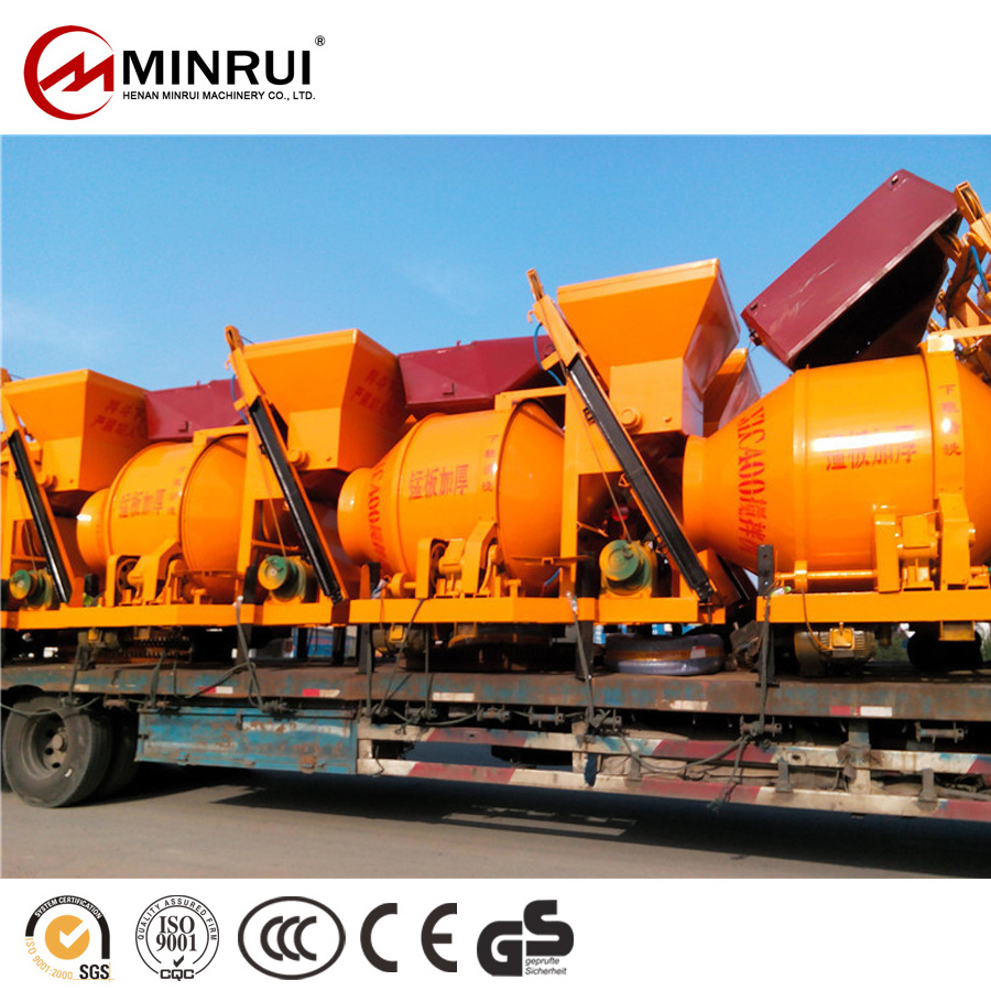 Minrui Lift Portable JZC350 Concrete Mixer Machines Prices