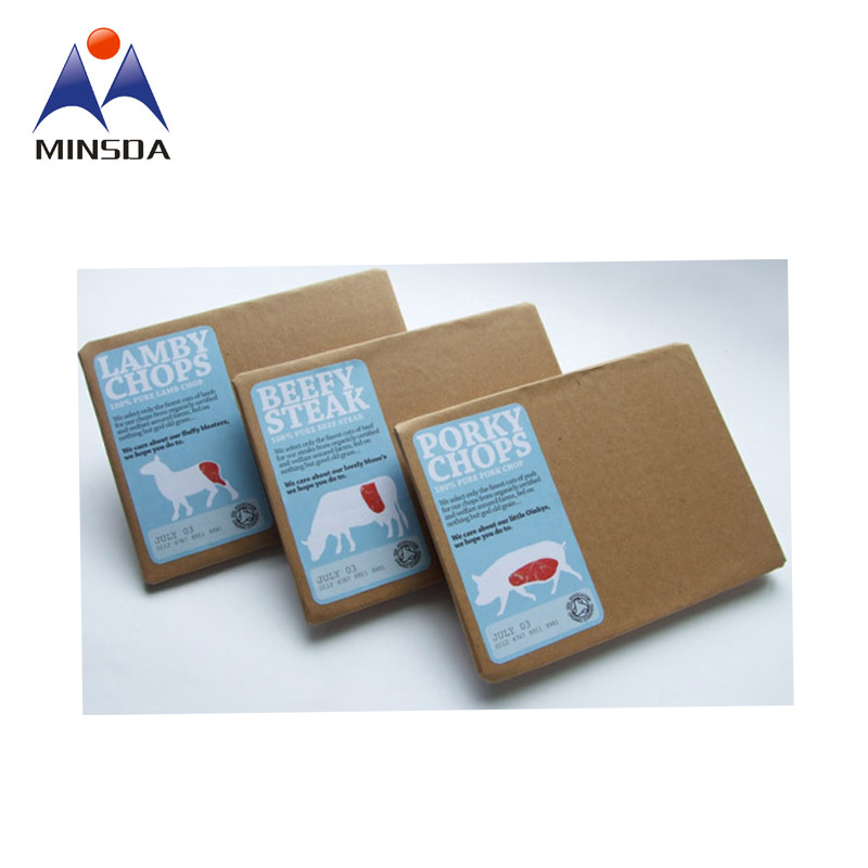 Minsda Waterproof Eco-friendly Private Frozen Meat Packaging Labels