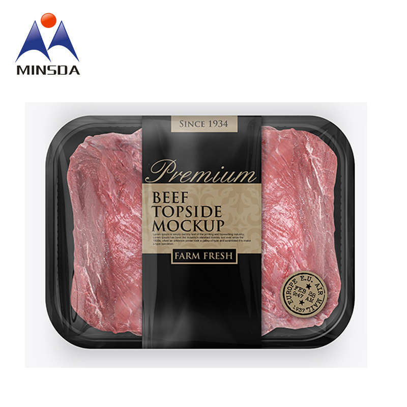 Minsda Waterproof Eco-friendly Private Frozen Meat Packaging Labels