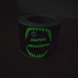 Custom Glow in The Dark Sticker Embossed Beer Label Roll Red Wine Label Sticker Printing