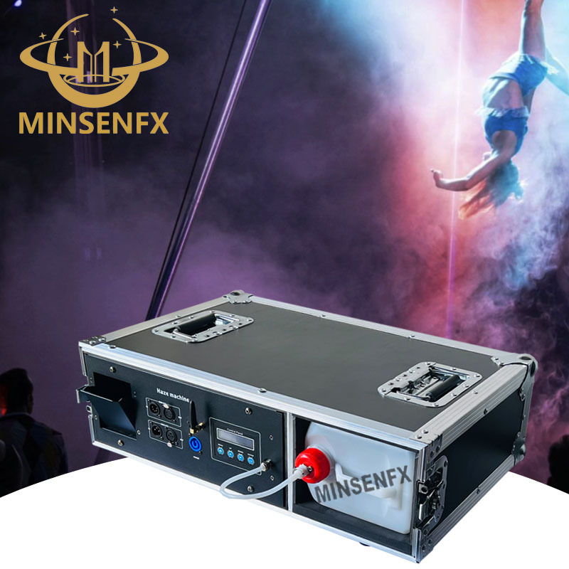 MINSENFX  DMX Remote control mist hazer 2000W water-based morning haze machine for DJ club bar disco