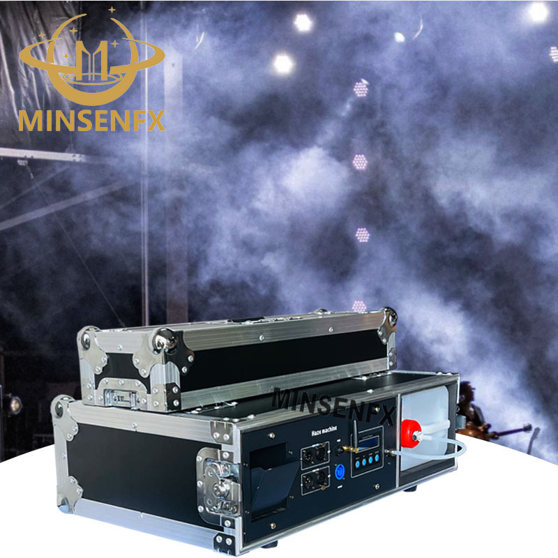 MINSENFX  DMX Remote control mist hazer 2000W water-based morning haze machine for DJ club bar disco