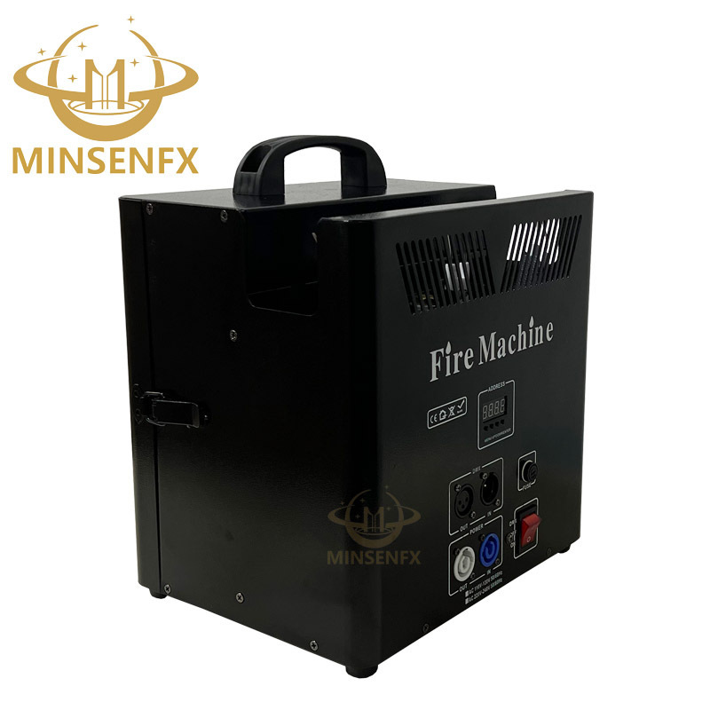 MINSENFX new style DMX three head flame jet machine 200w spray fire machine Triple -way flame projector for stage