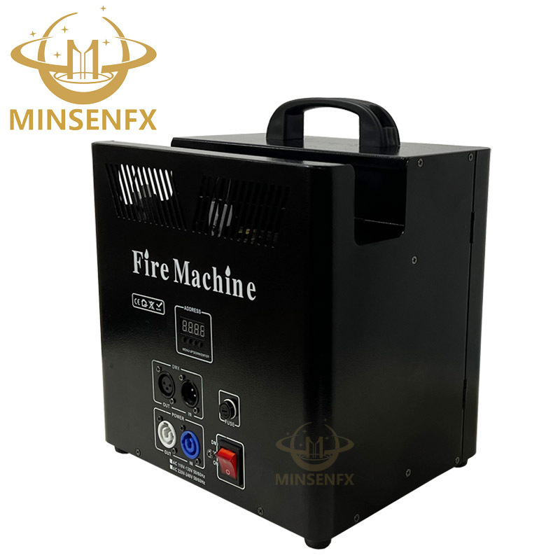 MINSENFX new style DMX three head flame jet machine 200w spray fire machine Triple -way flame projector for stage