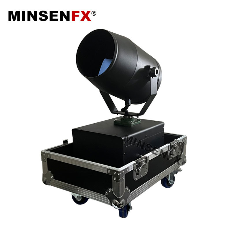 MINSENFX 2000W Rotating Artificial Snow Spraying Machine for Christmas Festival Party Events