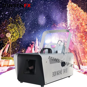 Small artificial snow making machine for stage Christmas Day party Events Wedding outdoor 1500W snowflake machine indoor