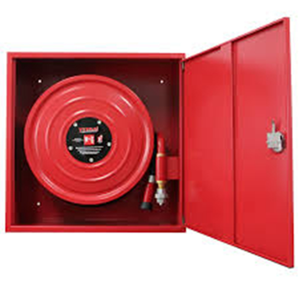 fire hose reel 25 meter swing system with cabinet