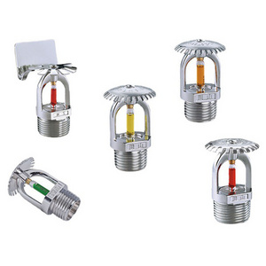 Fire Protection Brass Material Upright Fire Sprinkler Head  Fire Fighting System Supplies