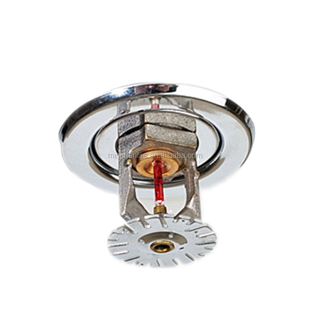 Fire Protection Brass Material Upright Fire Sprinkler Head  Fire Fighting System Supplies