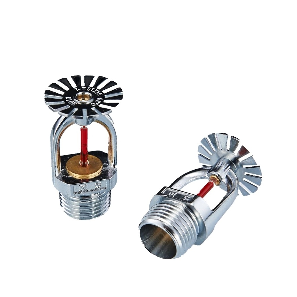 Fire Protection Brass Material Upright Fire Sprinkler Head  Fire Fighting System Supplies