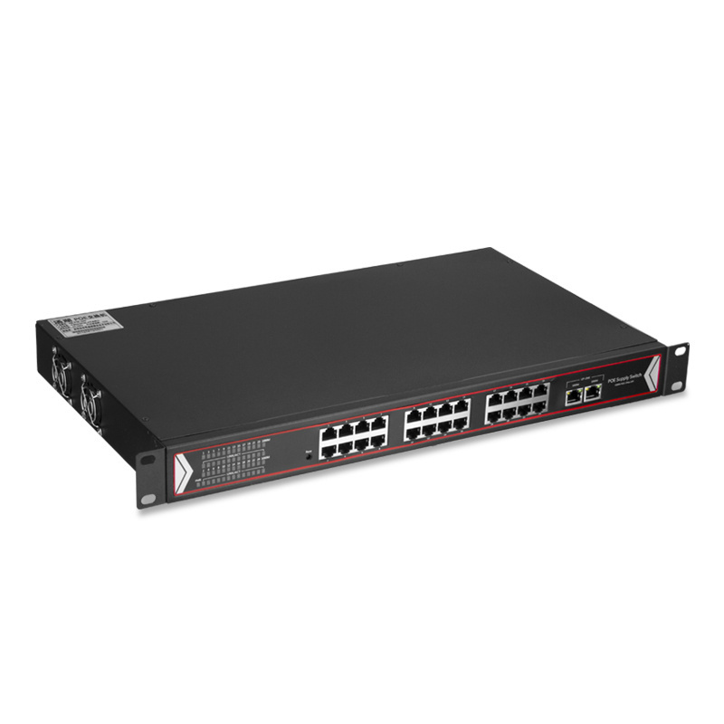 Tenda 24v 10/100/1000M 24 Port Poe Switch + 1000M Stock 24sfp 8 Rj45 Switch Full-duplex & Half-duplex IEEE80 2.3 1000 Mbps 380W