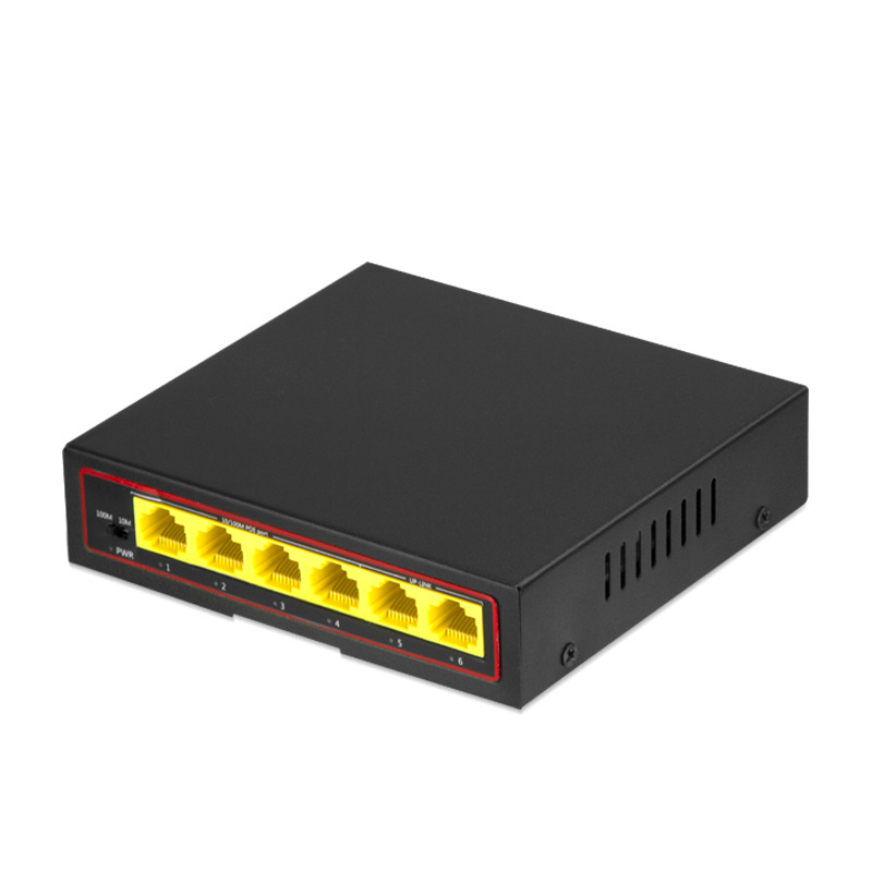 4 Port 100M POE Switch + 2 Port 100M Network POE Network Switch