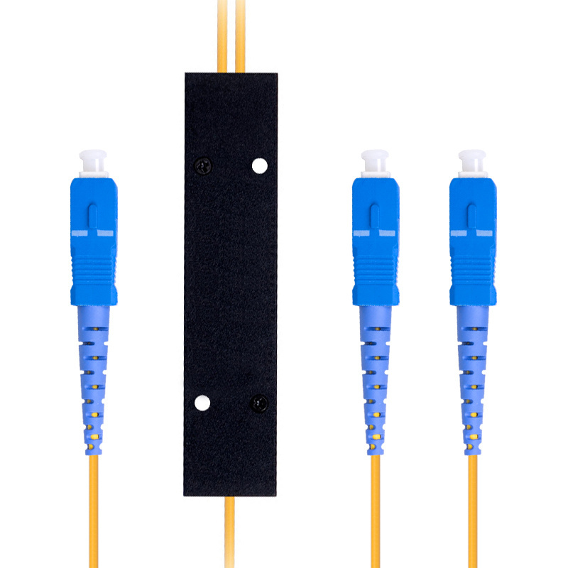 Promotional Price FTTH SC Connector 1x2 Pigtail Fiber Optical Splitter Ftth Terminal Box Indoor Wall Mount Ftth Box 4way 1310nm