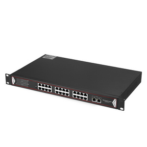 Tenda 24v 10/100/1000M 24 Port Poe Switch + 1000M Stock 24sfp 8 Rj45 Switch Full-duplex & Half-duplex IEEE80 2.3 1000 Mbps 380W