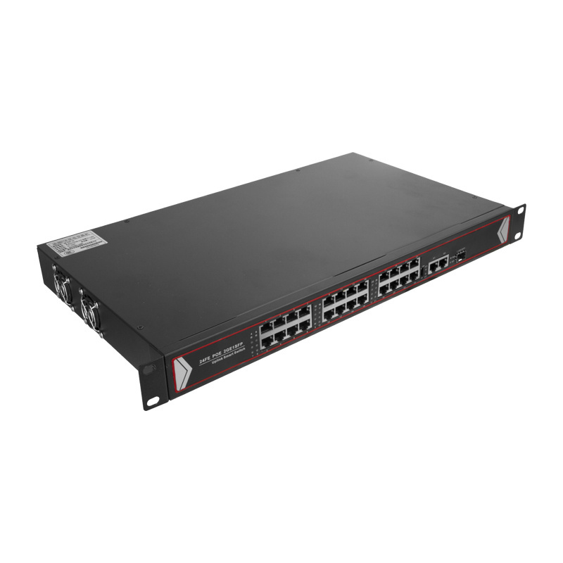 POE Switch + 2 Port 1000M Network +1SFP POE Network Switch 5 Port Switch OEM 24 Port 100M Stock 485 * 265 * 45 Mm 24/48 4 Kg