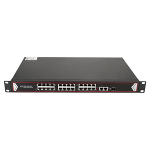 POE Switch + 2 Port 1000M Network +1SFP POE Network Switch 5 Port Switch OEM 24 Port 100M Stock 485 * 265 * 45 Mm 24/48 4 Kg