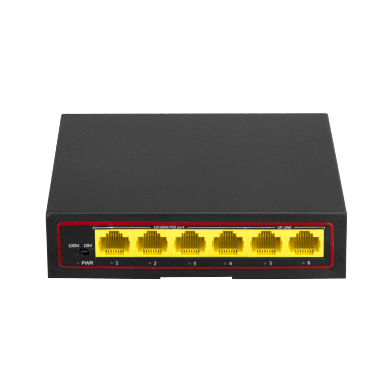 4 Port 100M POE Switch + 2 Port 100M Network POE Network Switch