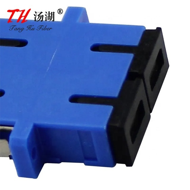 VCOM SC Fiber Optical Adapter For Optical Communication System Standard Field Mountng Fiber Coupler with Flanges Interface